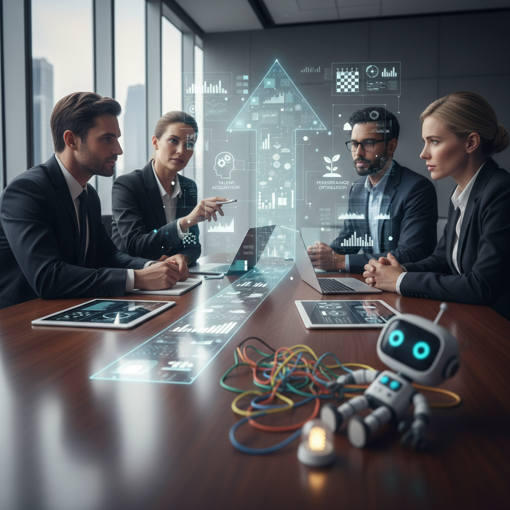 Illustration of L’IA dans les RH : outil gadget ou véritable levier stratégique ?