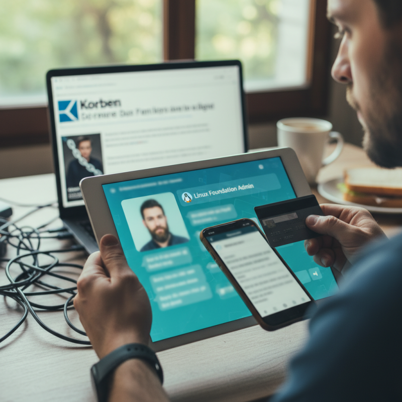 Illustration of Un faux leader Linux Foundation sur Slack, mais une vraie arnaque derrière - Korben