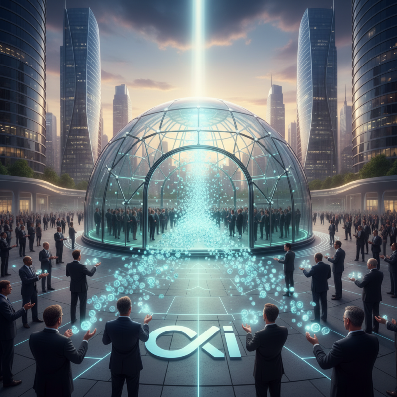 Illustration of OpenAI, pas encore en bourse, lègue 3 milliards de dollars aux investisseurs particuliers dans une levée de fonds colossale de 122 milliards de dollars