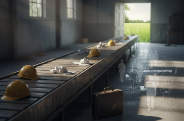 Illustration of "En trois ans, près de 100.000 emplois ont été supprimés" : concurrencé par l'auto-entrepreneuriat, l'emploi intérimaire a encore reculé en 2025