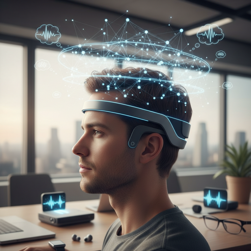 Illustration of La startup BCI Neurable souhaite licencier sa technologie de « lecture de l'esprit » pour les wearables grand public