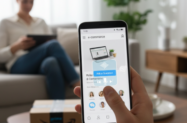 Illustration of Amazon lance une expérience de questions-réponses audio alimentée par l'IA sur les pages produits