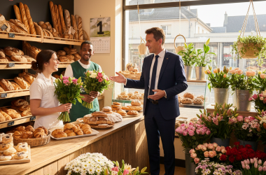 Illustration of Sébastien Lecornu annonce que les boulangers et fleuristes indépendants pourront ouvrir "ce 1er-Mai"