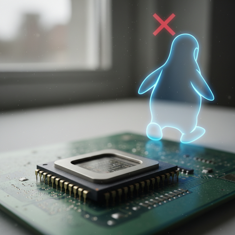 Illustration of Linux va abandonner le support du processeur Intel 486, sorti en 1989 - Korben