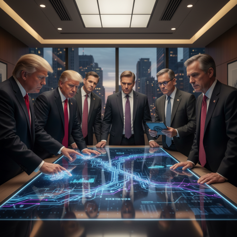 Illustration of Les responsables de l'administration Trump pourraient encourager les banques à tester le modèle Mythos d'Anthropic