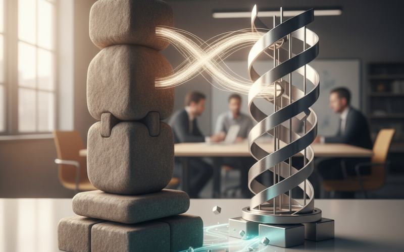 Illustration of Générer confiance et agilité : les piliers du management pour accompagner les transformations