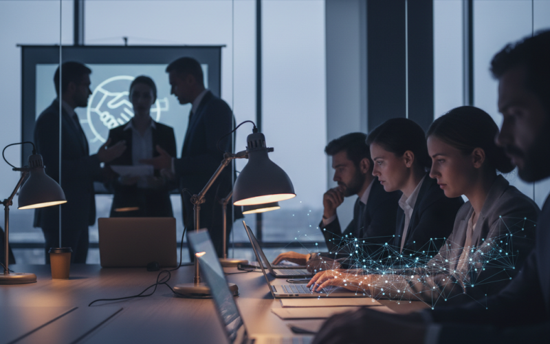 Illustration of De plus en plus de fonctionnaires utilisent "une IA clandestine", le gouvernement veut une négociation avec les syndicats pour définir des règles d'éthique et de souveraineté