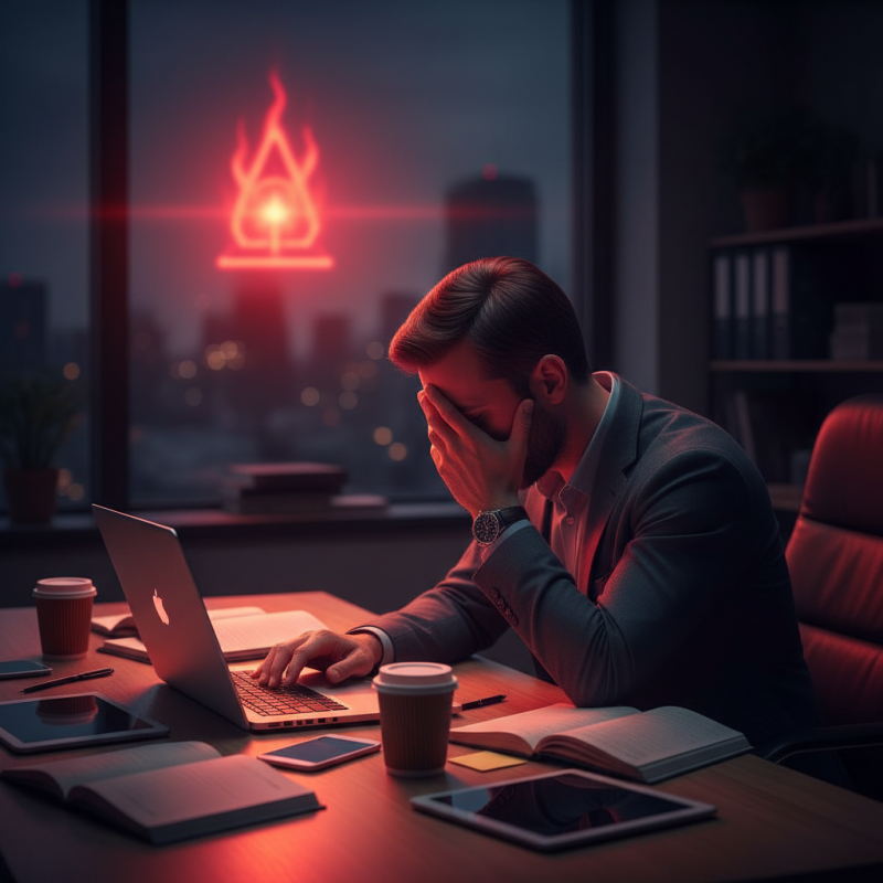 Illustration of Santé mentale des professionnels de la formation : l'alerte rouge est lancée - Digiformag