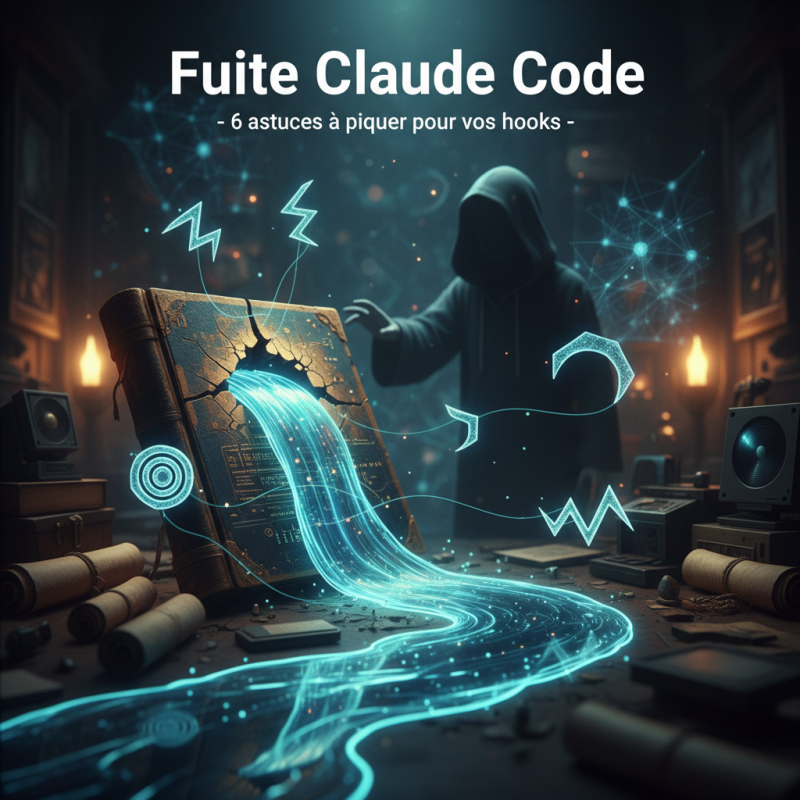 Illustration of Fuite Claude Code - 6 astuces à piquer pour vos hooks - Korben