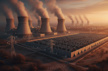 Illustration of Les entreprises d'IA construisent d'immenses centrales à gaz pour alimenter les centres de données. Que pourrait-il arriver?