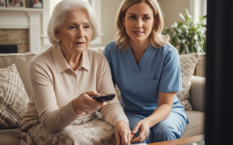 Illustration of Le gouvernement dénonce "une niche sociale boostée" : l'âge à partir duquel les seniors peuvent employer une aide à domicile sans payer de cotisations va passer de 70 à 80 ans