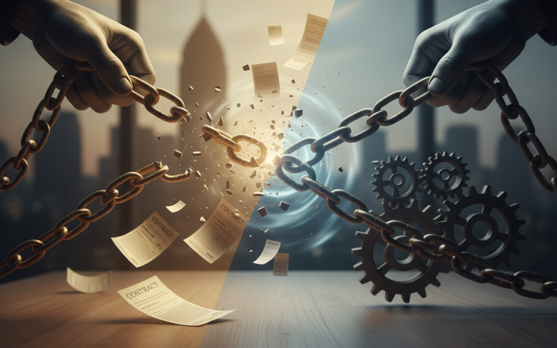 Illustration of Faire sauter la limite de deux CDD consécutifs, supprimer les délais de carence entre deux contrats… Les propositions choc du patronat sur les contrats courts (à l'opposé de ce que veulent les syndicats)