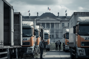 Illustration of Le transporteur routier Ziegler est au bord de la faillite : 1 400 emplois menacés même si le gouvernement cherche des repreneurs