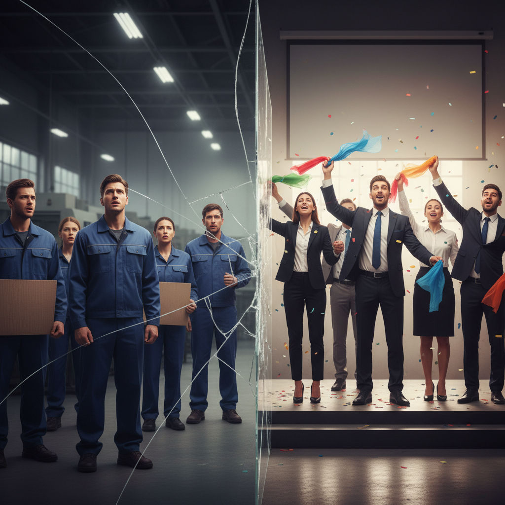 Illustration of "C'est l'image même de l'hypocrisie": les syndicats de Forvia crispés par l'entreprise qui lance un hymne entraînant en plein plan de suppression de 10 000 postes