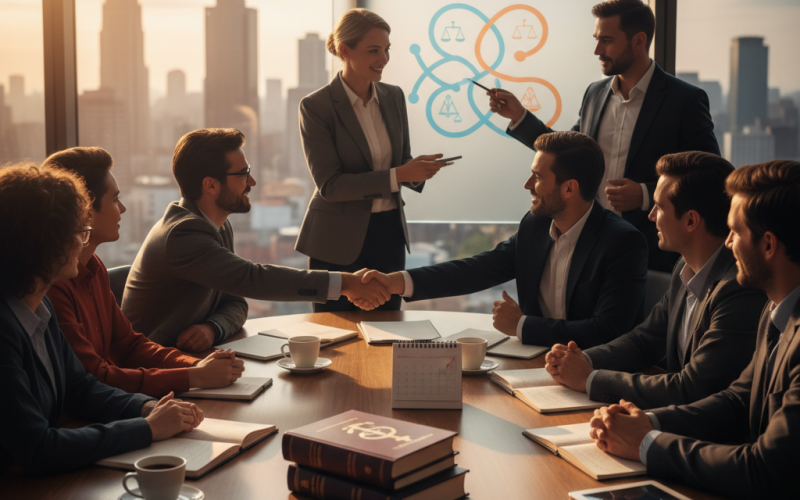 Illustration of L’Instant Social : votre rendez-vous mensuel en droit social