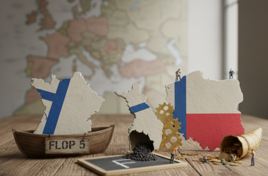 Illustration of CARTE. La France dans le flop 5, la Finlande nouveau cancre, la Pologne au plein-emploi