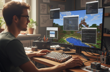 Illustration of Quelqu'un a réussi à faire tourner de vraies fenêtres Linux à l'intérieur de Minecraft - Korben