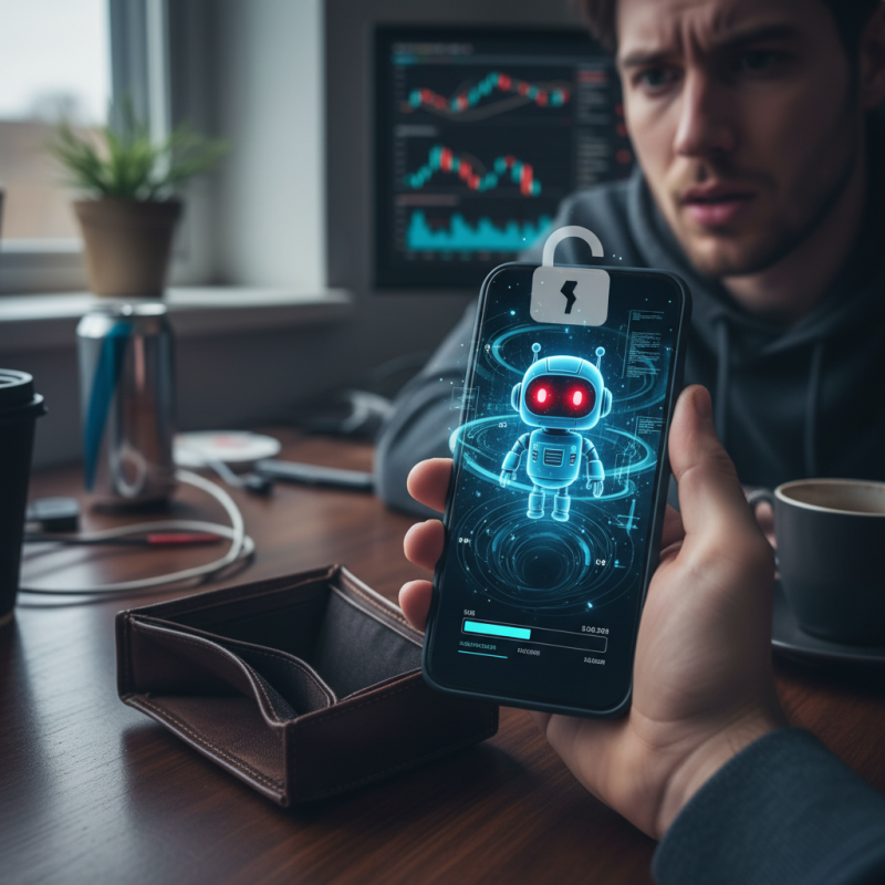 Illustration of Arnaque au bot crypto IA - Comment ils vident votre wallet - Korben
