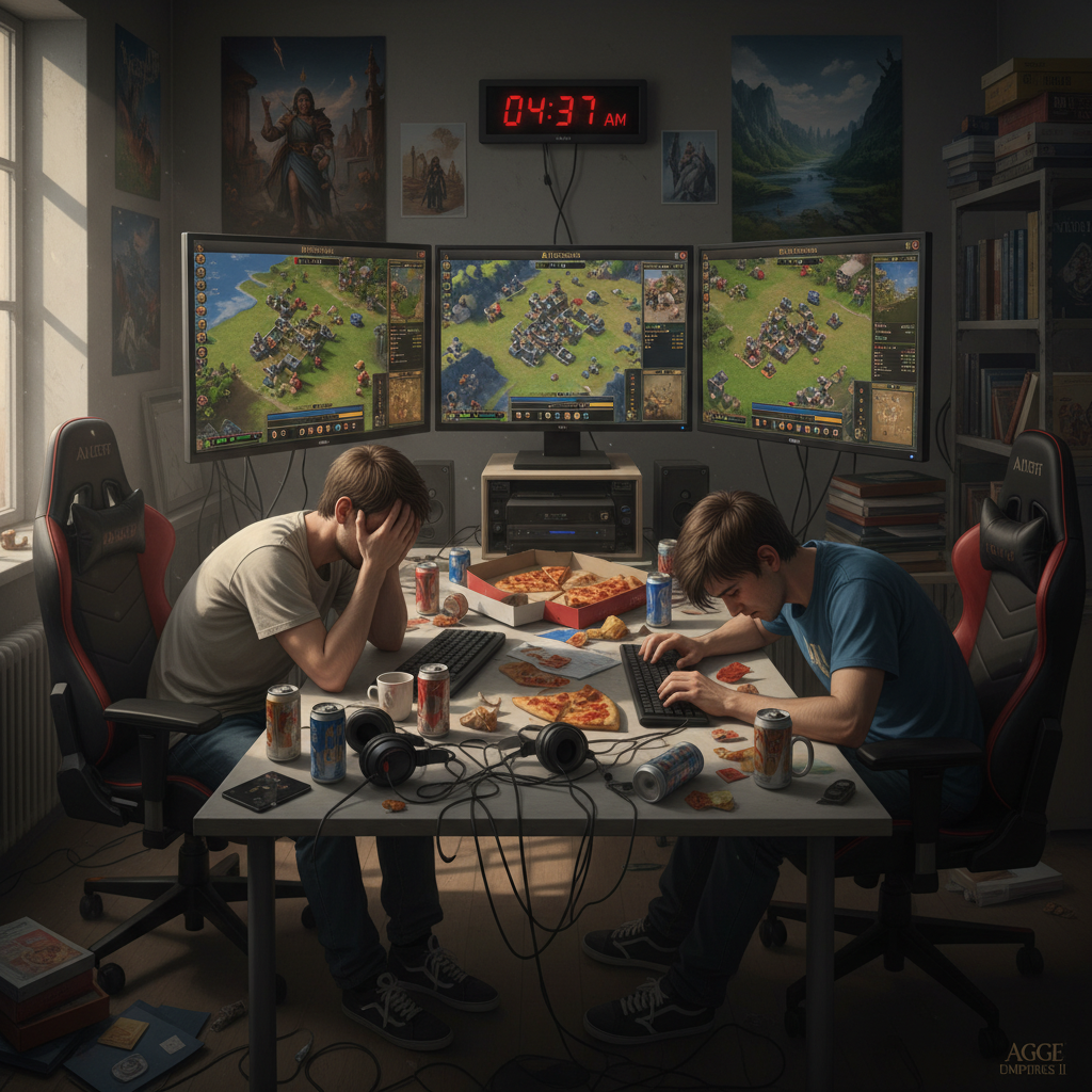 Illustration of Coincés durant +5 heures sur Age of Empires 2 - Korben