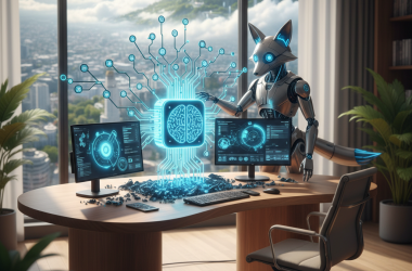 Illustration of WordPress Workspace - L'agent IA d'Automattic - Korben