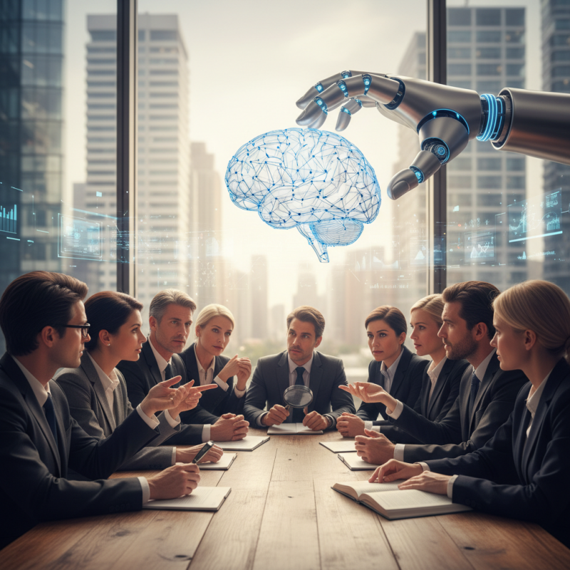 Illustration of À force de déléguer à l'IA, est-on en train de perdre notre jugeote ? 17 DRH de grandes boîtes françaises appellent à renforcer l'esprit critique et les échanges entre salariés
