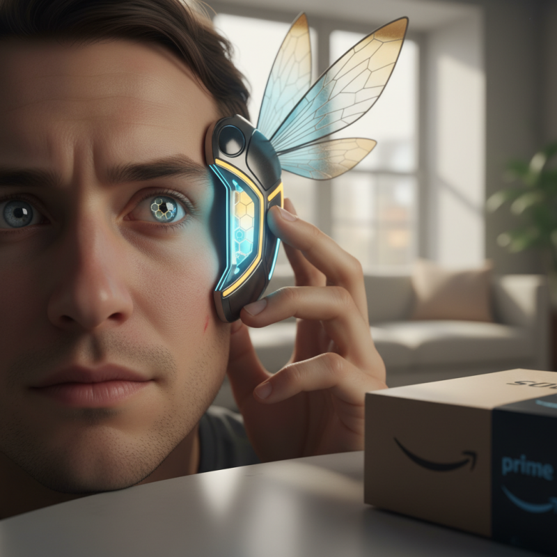 Illustration of J'ai essayé le wearable Bee d'Amazon : entre fascination et malaise