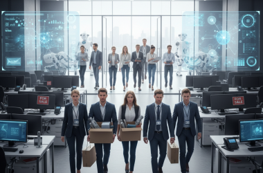 Illustration of GM a licencié des centaines de travailleurs en informatique pour embaucher ceux possédant de solides compétences en intelligence artificielle