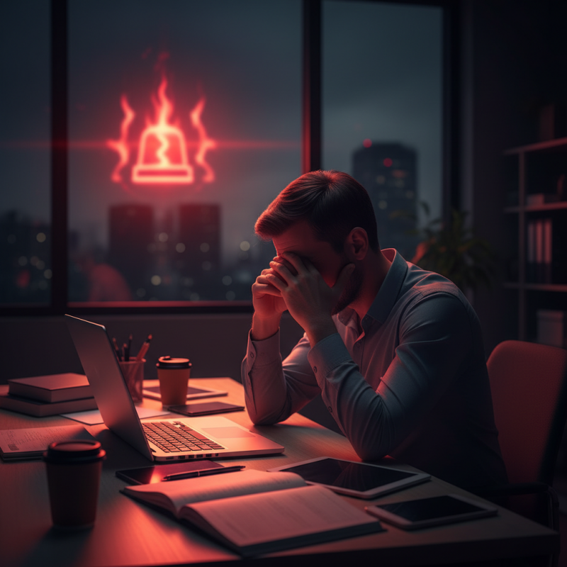 Illustration of Santé mentale des professionnels de la formation : l'alerte rouge est lancée - Digiformag