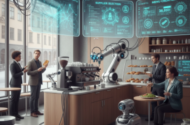 Illustration of C'est elle la boss: l'IA recrute, fixe les salaires, élabore le menu, trouve les fournisseurs... Ce café de Stockholm est entièrement dirigé par une intelligence artificielle (mais il y a des ratés)