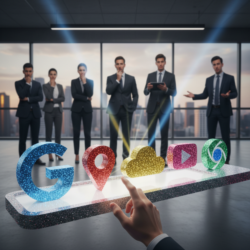 Illustration of Google passe au glitter avec des icônes disco : « Êtes-vous sûrs de vouloir cela ? »