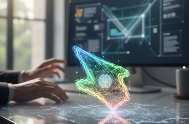 Illustration of Magic Pointer, le pointeur de souris pensé par Google DeepMind - Korben