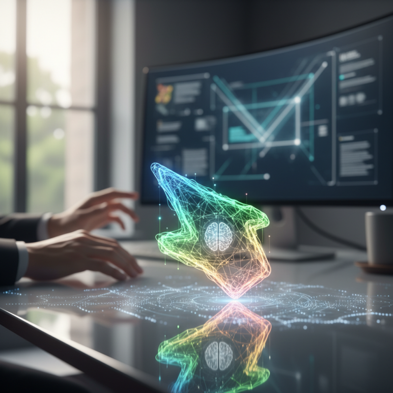 Illustration of Magic Pointer, le pointeur de souris pensé par Google DeepMind - Korben