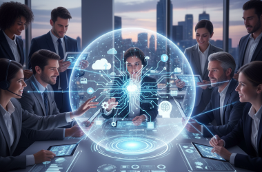 Illustration of Salesforce crowdsourcise sa feuille de route en intelligence artificielle — avec ses clients