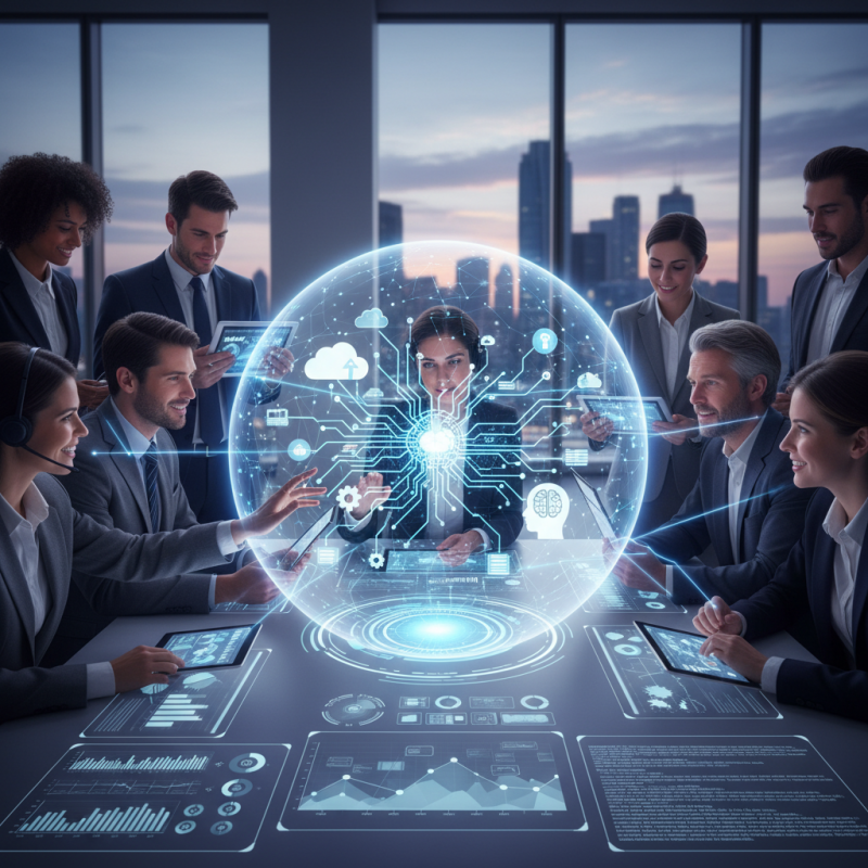 Illustration of Salesforce crowdsourcise sa feuille de route en intelligence artificielle — avec ses clients