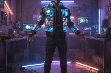 Illustration of Il a recréé la veste à écran de Cyberpunk 2077 - Korben