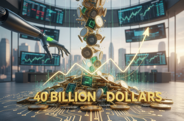 Illustration of Nvidia a déjà engagé 40 milliards de dollars dans des accords boursiers liés à l'IA cette année