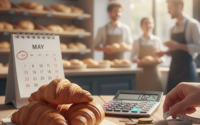 Illustration of "C'est le modèle social qui fonctionne : si l'inflation se confirme en mai, le Smic augmentera d'au moins 2%"
