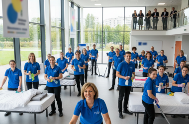 Illustration of Dans le Val-de-Marne, une Entreprise éphémère forme 36 personnes au métier d’aide-ménagère pour O2 - Centre Inffo