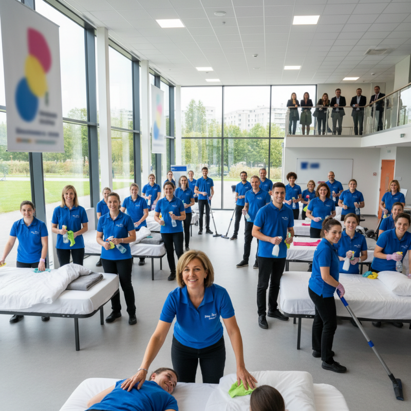 Illustration of Dans le Val-de-Marne, une Entreprise éphémère forme 36 personnes au métier d’aide-ménagère pour O2 - Centre Inffo