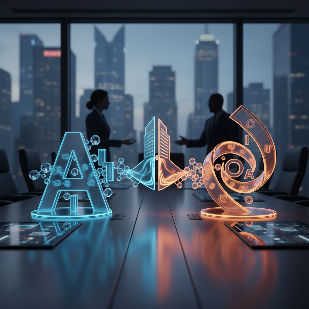 Illustration of Anthropic et OpenAI lancent toutes deux des coentreprises pour des services d’IA d’entreprise