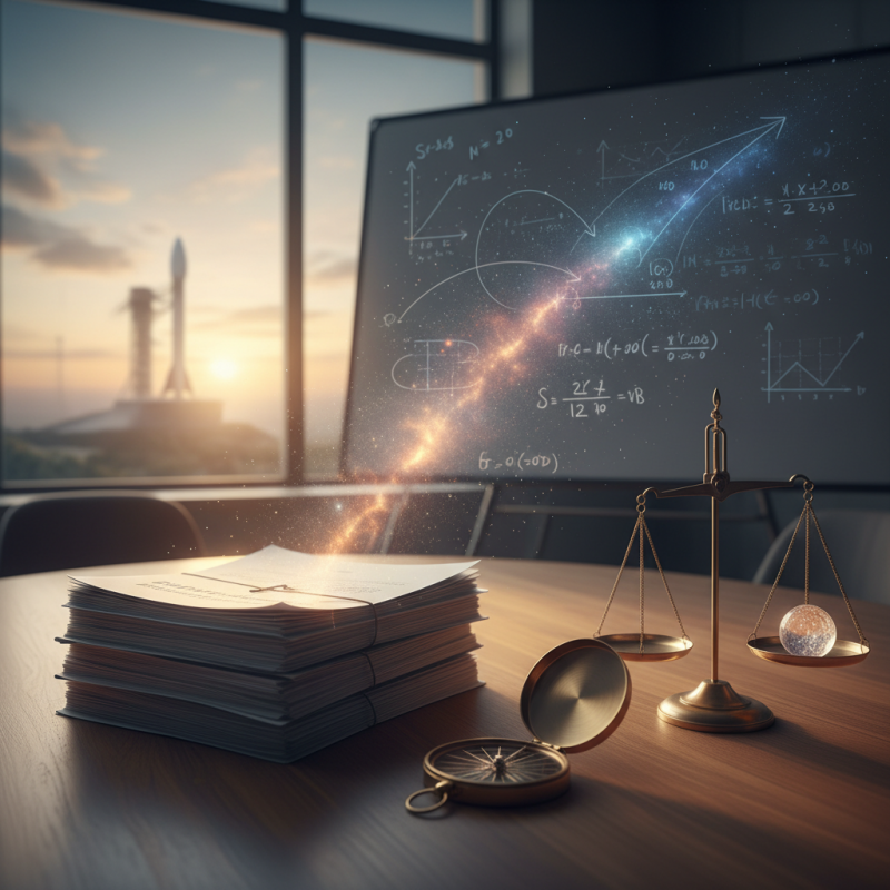 Illustration of Les documents financiers de SpaceX pour l'introduction en bourse, et la mathématique nécessite un peu de foi