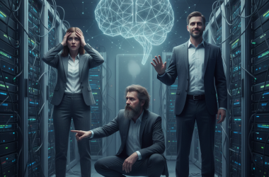 Illustration of Les PDG de la tech souffrent apparemment de psychose liée à l'IA