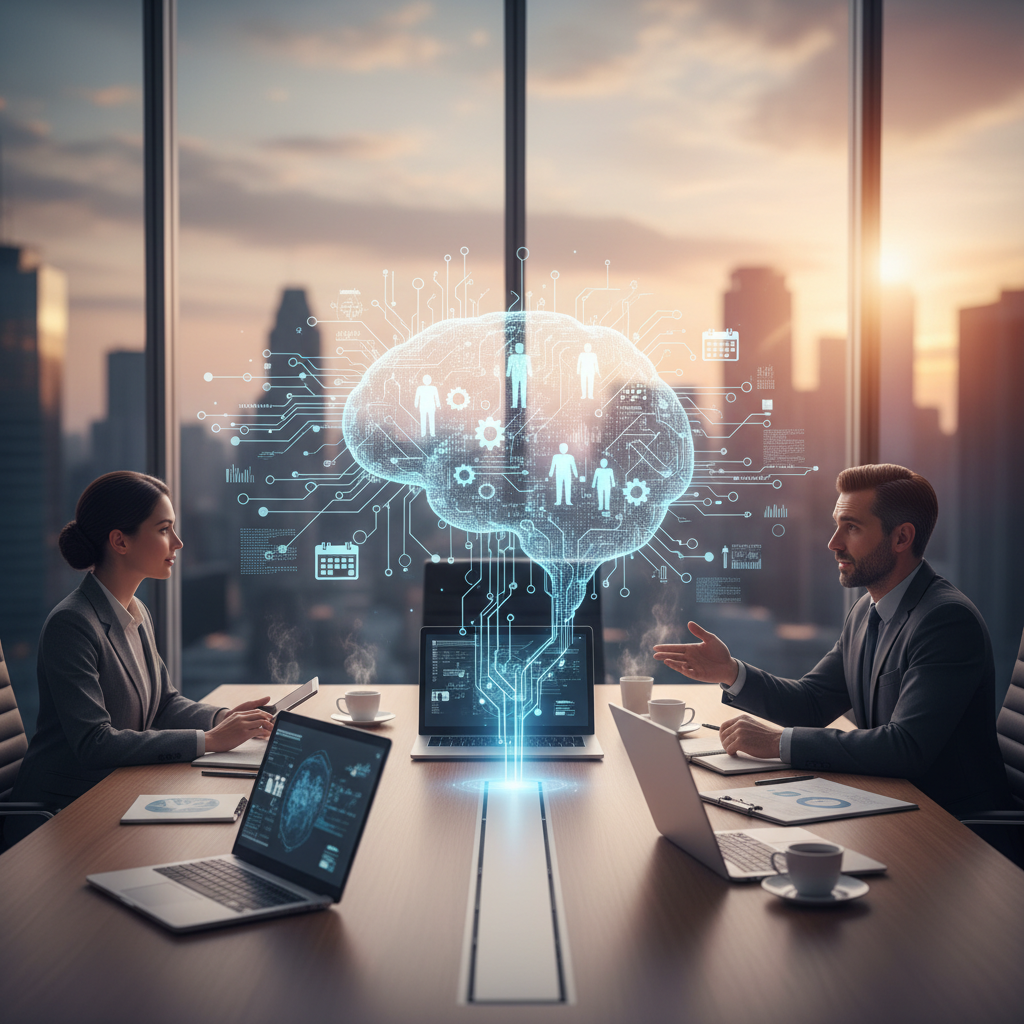 Illustration of L’instant IA, votre webinaire trimestriel sur les IA & les RH