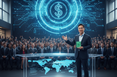 Illustration of Jensen Huang affirme avoir trouvé un marché de 200 milliards de dollars pour Nvidia