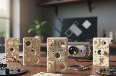 Illustration of Des cartes perforées imprimées en 3D et lues par une webcam, parfait pour stocker vos mots de passe à vie - Korben