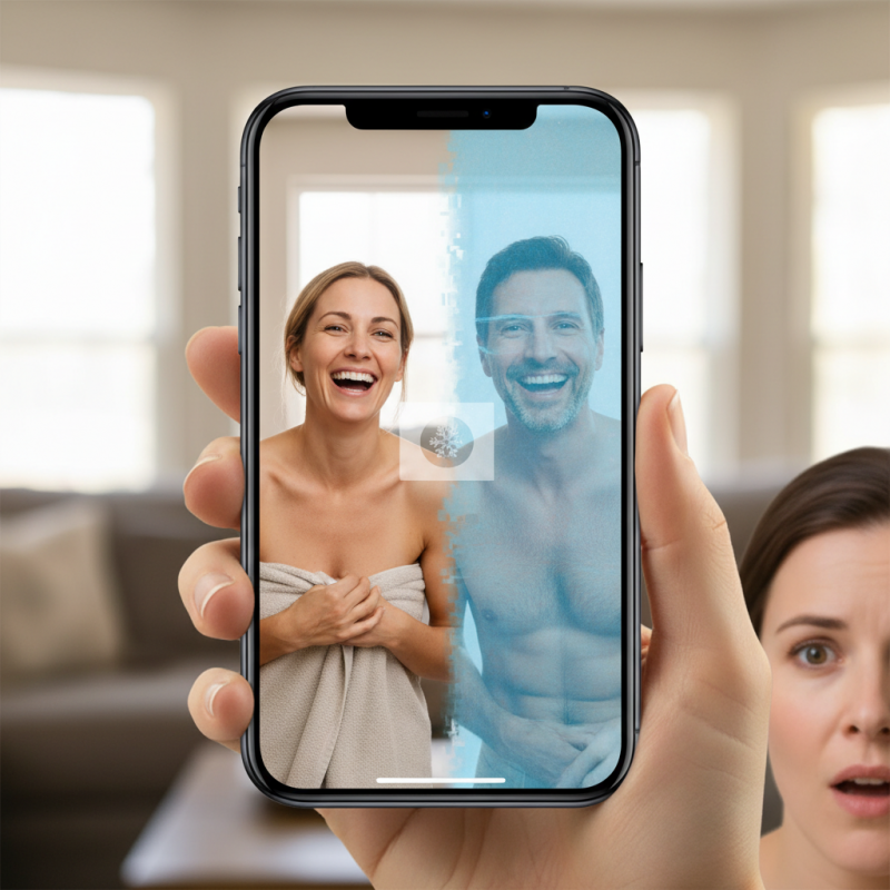 Illustration of iOS 26 gèle vos appels FaceTime quand il détecte de la nudité, même entre adultes - Korben