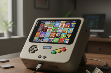 Illustration of Une console rétro "Lenovo" à 72 dollars, bourrée de ROMs Nintendo piratées - Korben