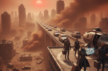 Illustration of Apocalypse Early Warning - Quand les riches fuiront - Korben