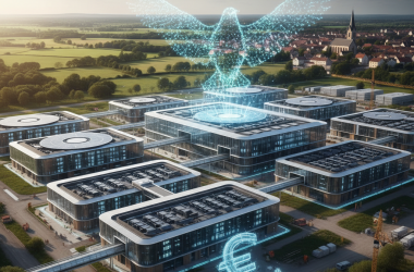 Illustration of SoftBank annonce un investissement de jusqu’à 75 milliards d’euros pour construire des centres de données en France