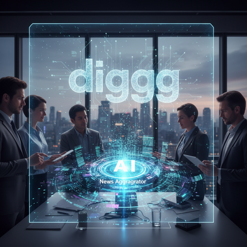 Illustration of Digg tente à nouveau, cette fois en tant que agrégateur de news sur l'IA